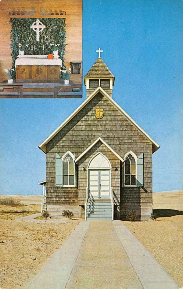 Nags Head North Carolina St Andrews Church Multiview Vintage Postcard K103409