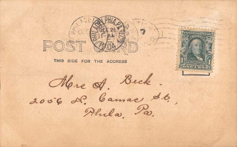 Philadelphia Pennsylvania Union Lake Real Photo Antique Postcard K103545 - Image 2