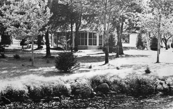 Poynette Wisconsin Rock Haven Summer Home Antique Postcard K103630
