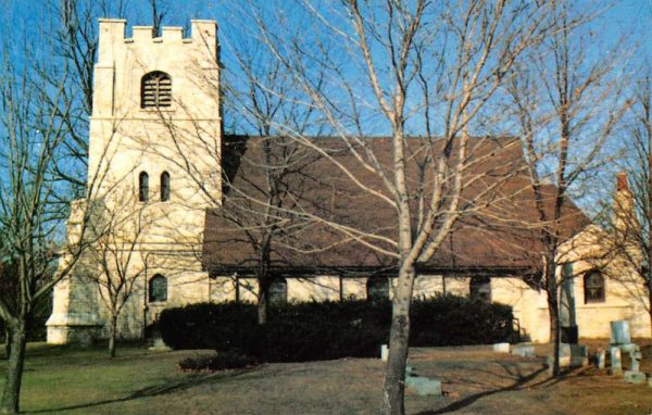 North Lake Wisconsin St Peters Episcopal Church Antique Postcard K103668