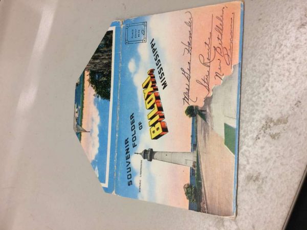 Biloxi Mississippi Souvenir folder multiple views antique pc Z50055 - Image 2
