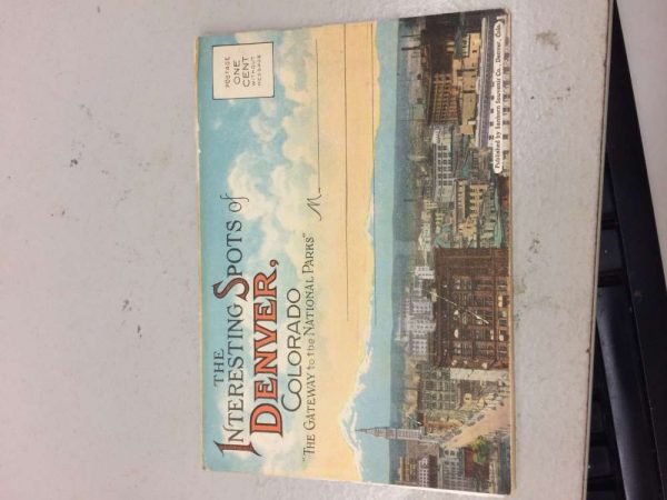 Denver Colorado Interesting Spots booklet scenic views antique pc Z50064 - Image 2