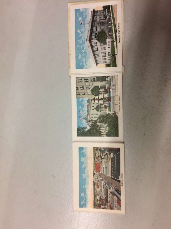 Pensacola Florida miniature Souvenir folder scenic views antique pc Z50059