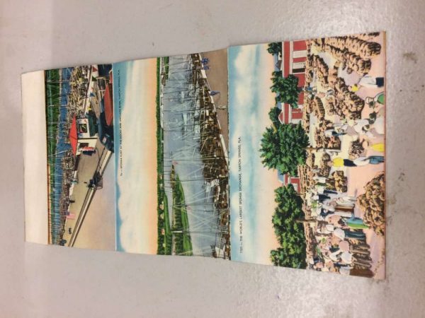 Tarpon Springs Florida Largest Sponge Industry booklet antique pc Z50061