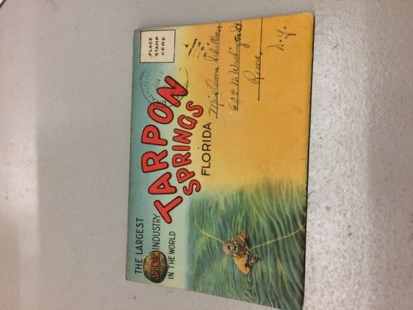 Tarpon Springs Florida Largest Sponge Industry booklet antique pc Z50061 - Image 2