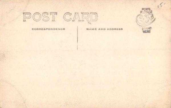 Oakwood Wisconsin Church Interior Real Photo Antique Postcard K101273 - Image 2