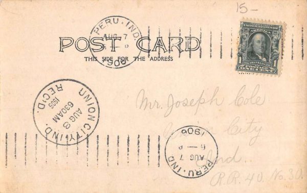 Peru Indiana Bridge Birdseye View Real Photo Antique Postcard K101394 - Image 2