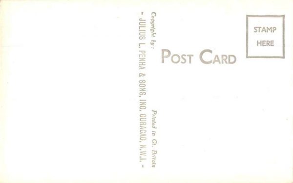 Curacao NWI Town Hall and Parking Lot Real Photo Antique Postcard J79381 - Image 2