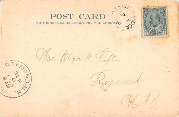 Fredericton New Brunswick Canada Church Government House Postcard J79470 - Image 2