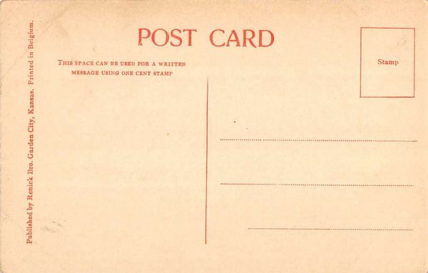 Garden City Kansas Automobile Meet Early Car Antique Postcard K103806 - Image 2