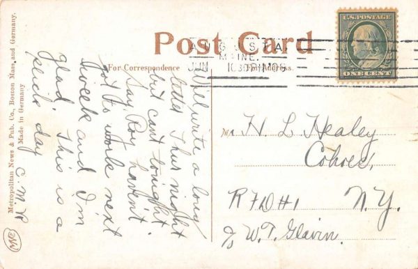Augusta Maine City Hall Kennebec Bldg Antique Postcard K103890 - Image 2