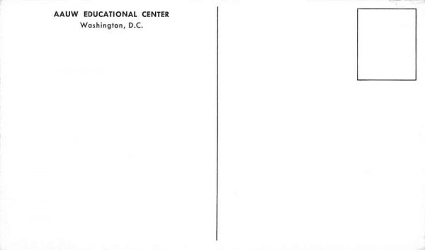Washington DC AAUW Educational Center Exterior Vintage Postcard K103957 - Image 2