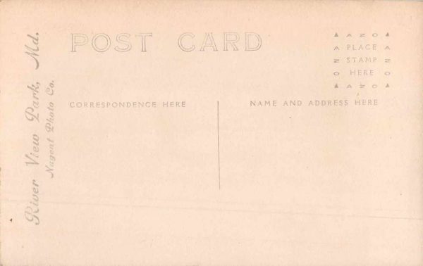River View Park Maryland Man and Ladies in Car Studio Real Photo PC J79642 - Image 2