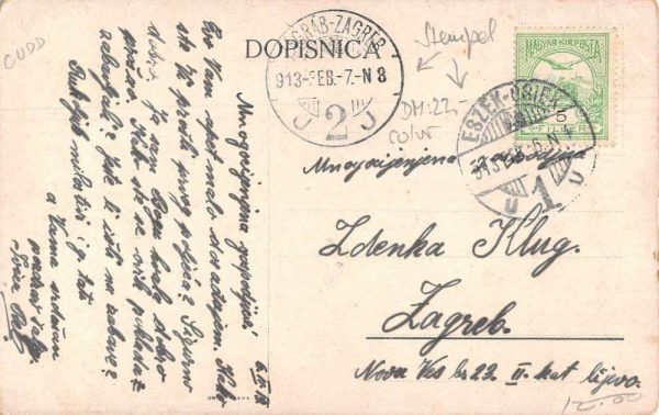 Religious Greetings Angel with Water Antique Postcard J79653 - Image 2