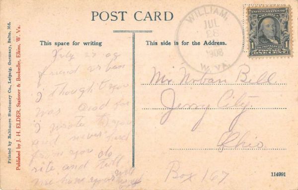 Elkins West Virginia DE College Scenic View Antique Postcard K104025 - Image 2