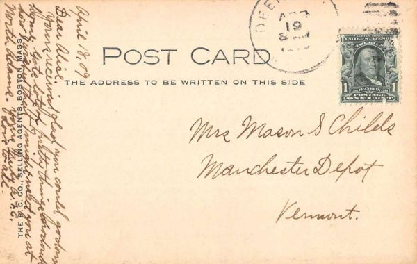 Northampton Massachusetts Congregational Church Real Photo Postcard K104181 - Image 2
