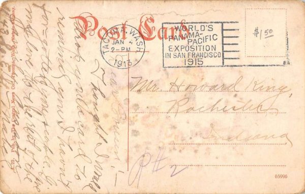 Tacoma Washington Whitworth College Multiview Antique Postcard K104277 - Image 2