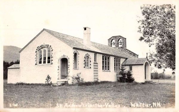 Whittier New Hampshire St Andrews In The Valley Real Photo Antique Postcard K104335