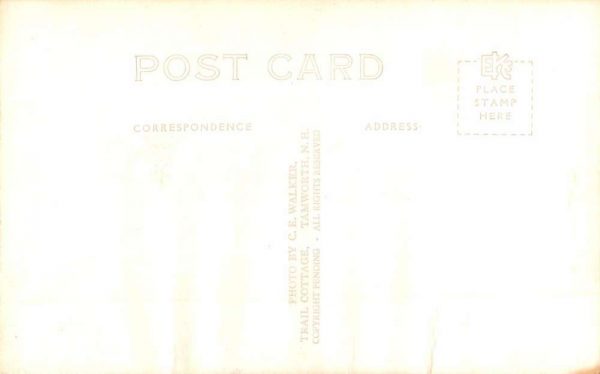 Whittier New Hampshire St Andrews In The Valley Real Photo Antique Postcard K104335 - Image 2