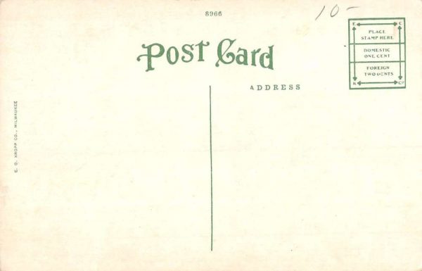 Ironwood Michigan White Way At Night Antique Postcard K104476 - Image 2