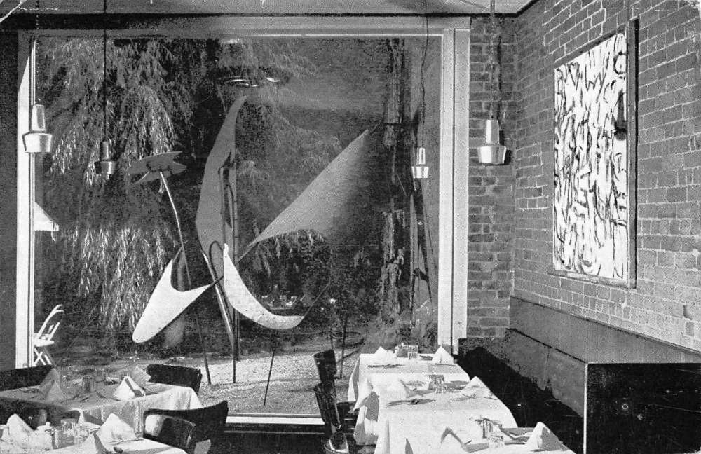 New Haven Connecticut G H Restaurant Interior Vintage Postcard K104552
