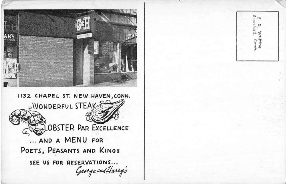 New Haven Connecticut G H Restaurant Interior Vintage Postcard K104552 - Image 2