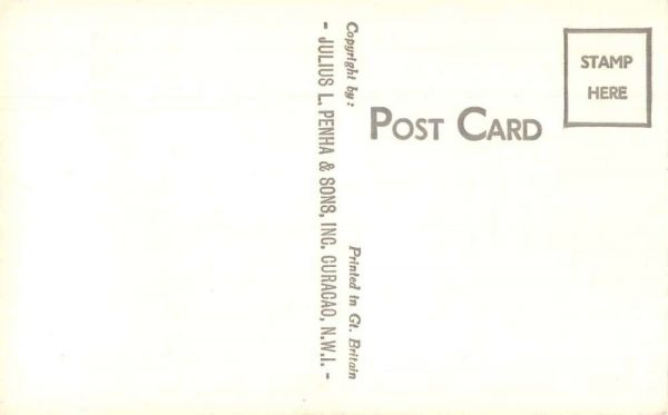 Willemstad Curacao Aerial View Real Photo Antique Postcard J79803 - Image 2