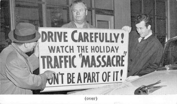 Austin Texas Traffic Safety Automobile Vintage Non Postcard Back J79829
