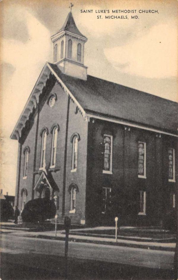 St Michaels Maryland St Lukes Methodist Church Antique Postcard K104695