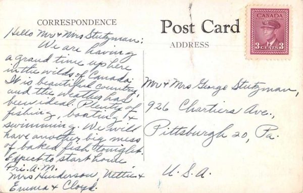 Arden Ontario Canada Lake View Fishing Antique Postcard J79965 - Image 2