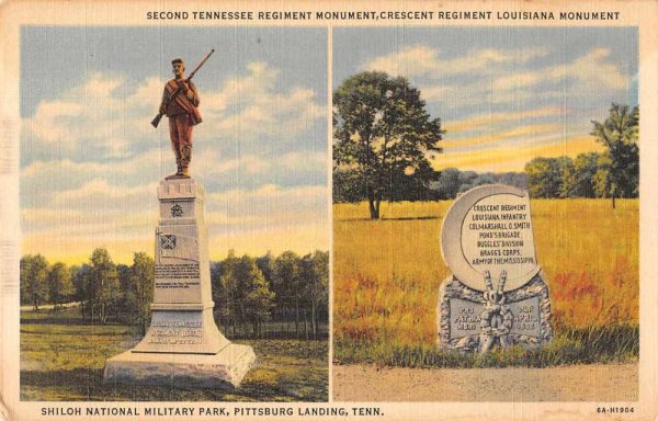 Pittsburg Landing Tennessee Shiloh National Military Park Postcard J79982