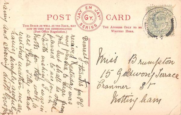 Alford England South Market Place Ste Antique Postcard J80031 - Image 2