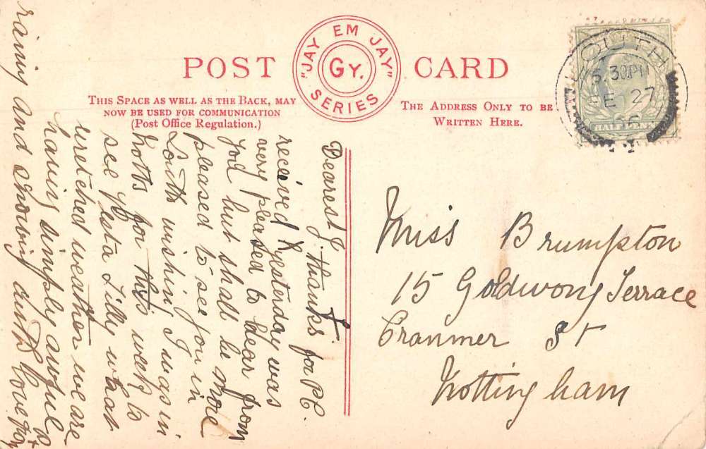 Alford England South Market Place Ste Antique Postcard J80031 - Image 2