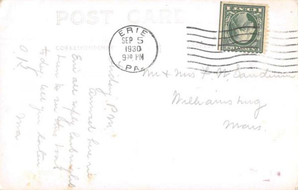 Erie Pennsylvania SS Wolverine Iron Warship Real Photo Antique Postcard J80121 - Image 2