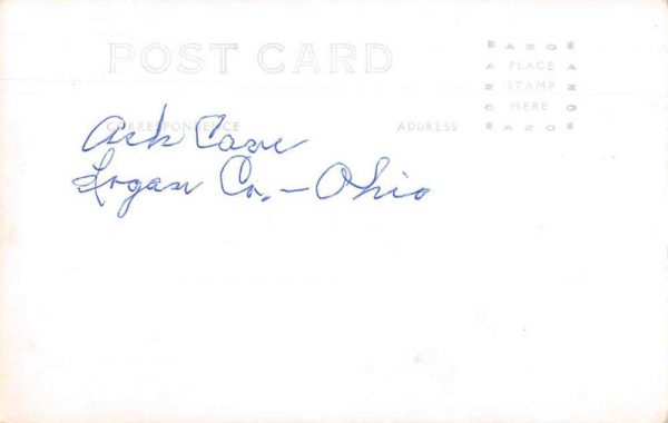 Ash Cave Ohio Looking Out from Cave Real Photo Vintage Postcard J80231 - Image 2