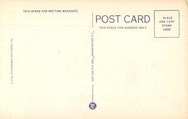 Tolchester Beach Maryland Steamer Tolchester Linen Vintage Postcard J80246 - Image 2