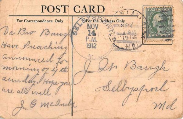 Selbysport Maryland ? Scenic View Bridge to Island Antique Postcard J80322 - Image 2