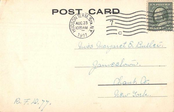 Hamburg American Line SS Dampfers Fortune Island Scenic View Postcard J80370 - Image 2