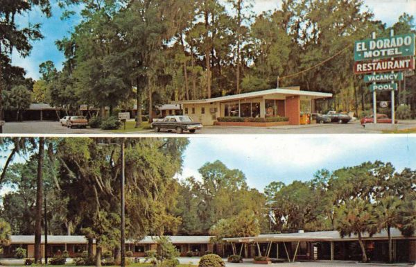 Cross City Florida El Dorado Motel Multiview Vintage Postcard K105168