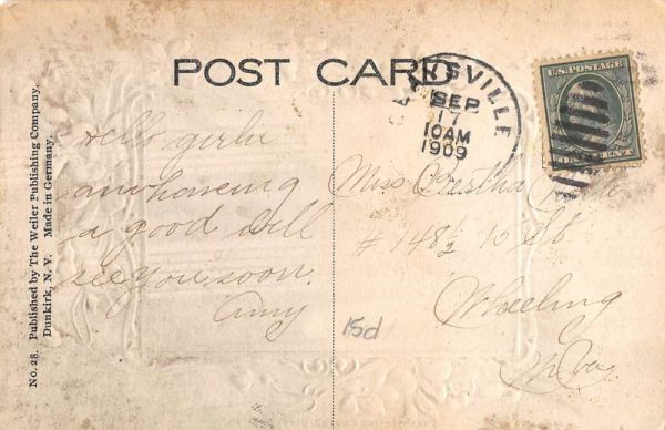 Claysville Pennsylvania Presbyterian Church Antique Postcard K105332 - Image 2