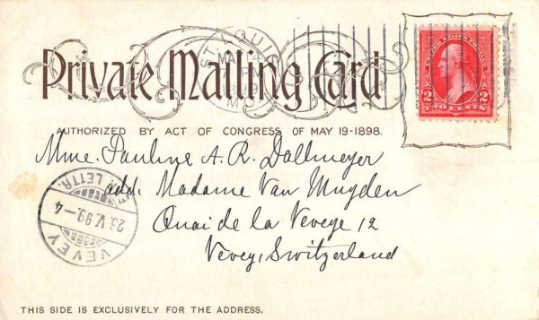 Hudson New York Banks Waterfront Private Mail Antique Postcard K105420 - Image 2