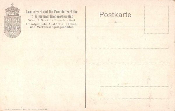 Wachau Austria Castles and Sights Multiview Antique Postcard J80666 - Image 2