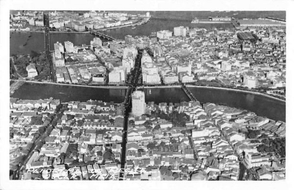 Recife Brazil Aerial View Real Photo Antique Postcard J80682
