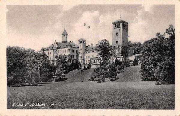 Waldenburg Germany Schloss Waldenburg Scenic View Antique Postcard J80713