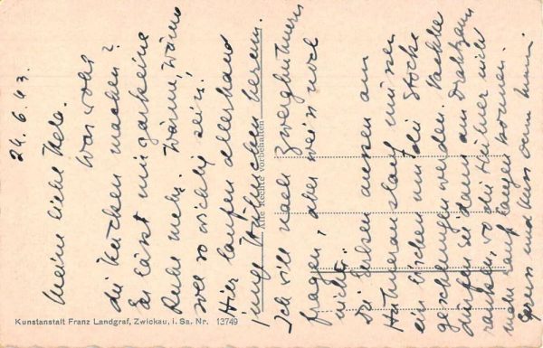 Waldenburg Germany Schloss Waldenburg Scenic View Antique Postcard J80713 - Image 2