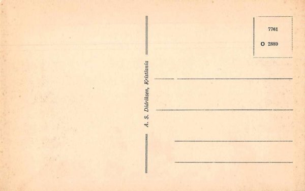 Kristiania Norway Kristianiafjorden Antique Postcard J80726 - Image 2