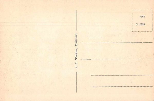 Kristiania Norway Storthinget Exterior View Antique Postcard J80725 - Image 2