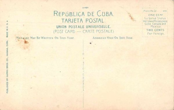 Santiago de Cuba Entrance to Harbor Antique Postcard J80767 - Image 2