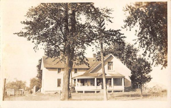 Albany Illinois Reedy Farm Real Photo Antique Postcard K105564