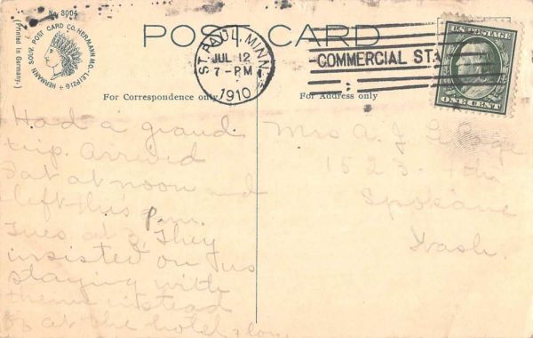 St Joseph Minnesota St Benedicts Academy Street View Antique Postcard K105575 - Image 2